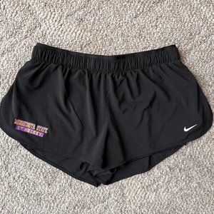 Mankato State Minnesota University athletic Hockey Black Nike Shorts Large L